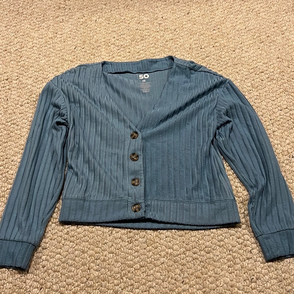 Junior girls cardigan sweater